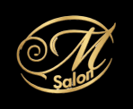 M Salon Crest Logo